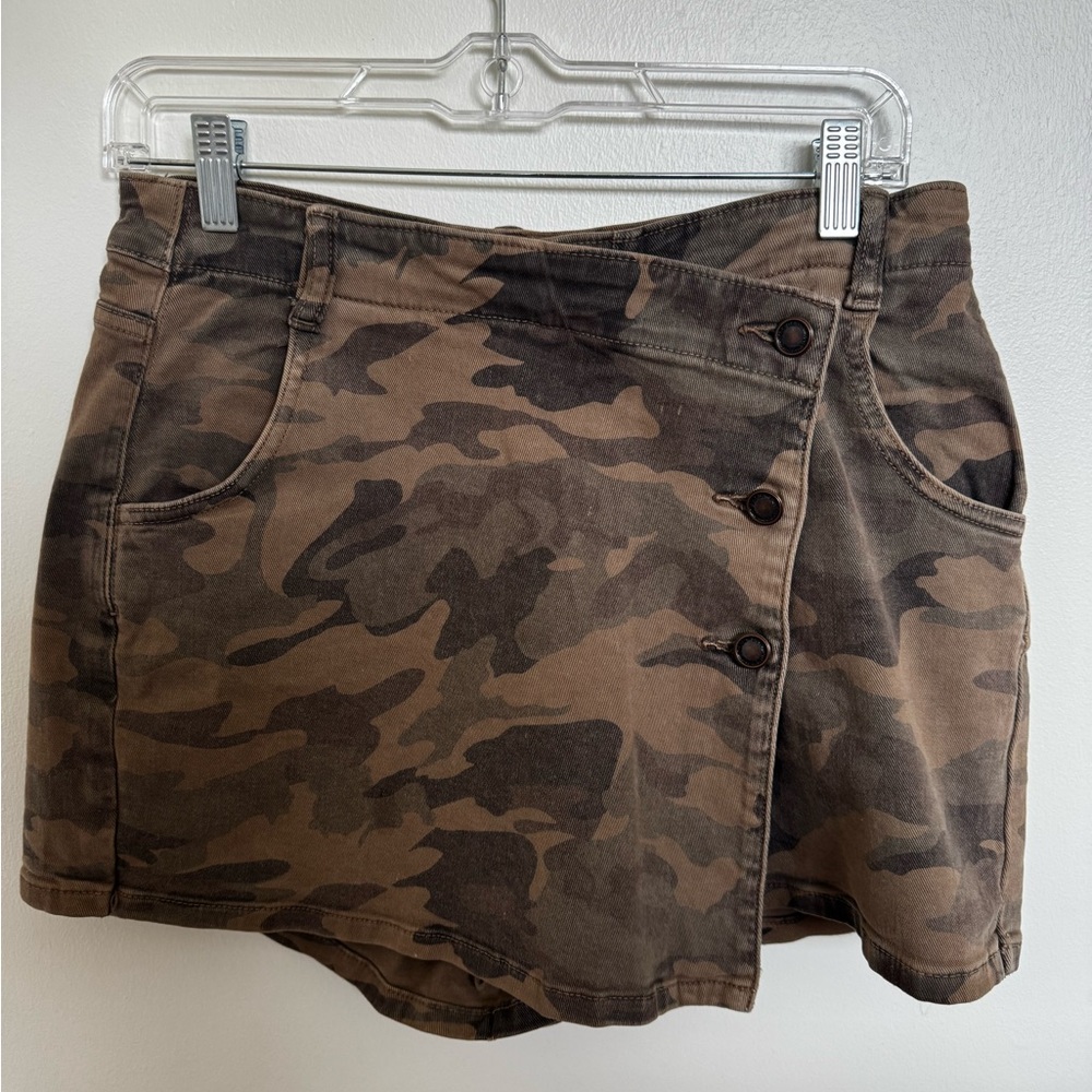 Zara Brown and Black Skort